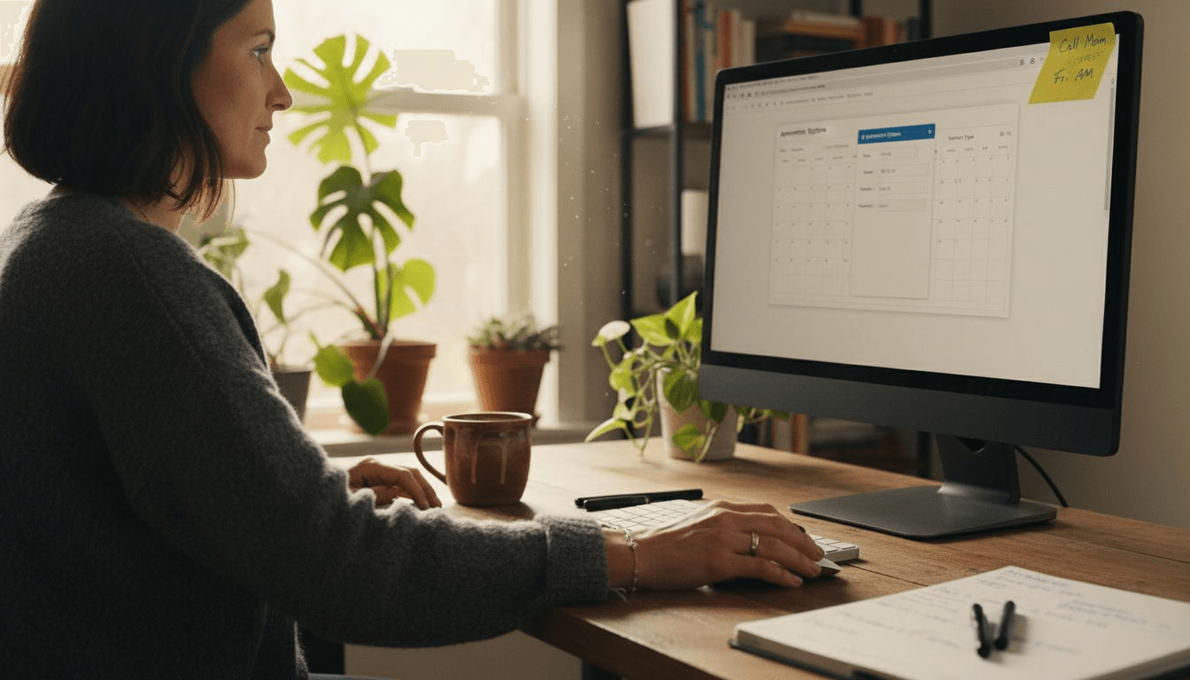 User setting custom group scheduling options
