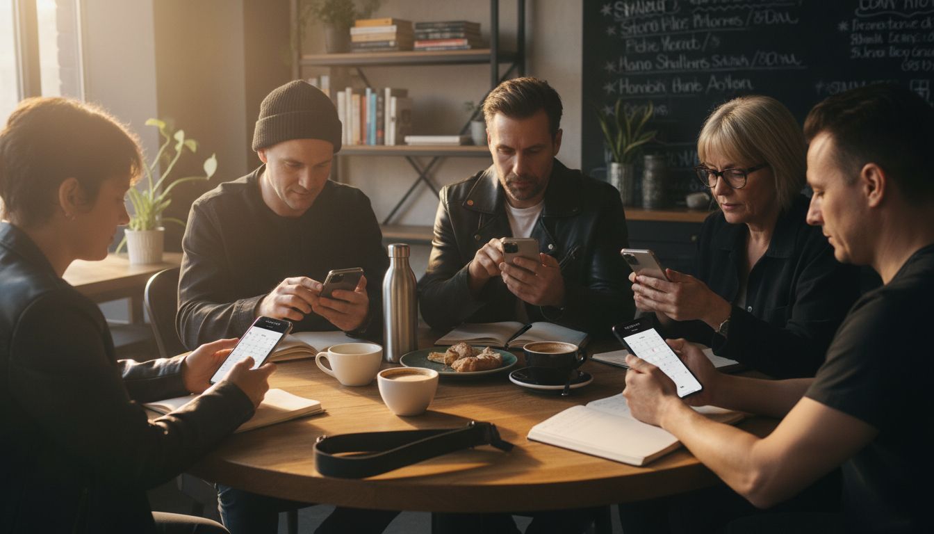 friends scheduling event