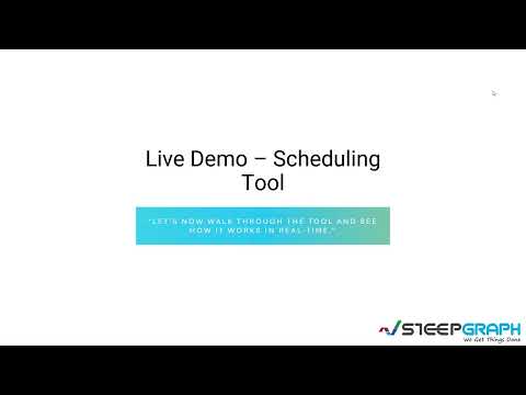 Scheduling Tool Development