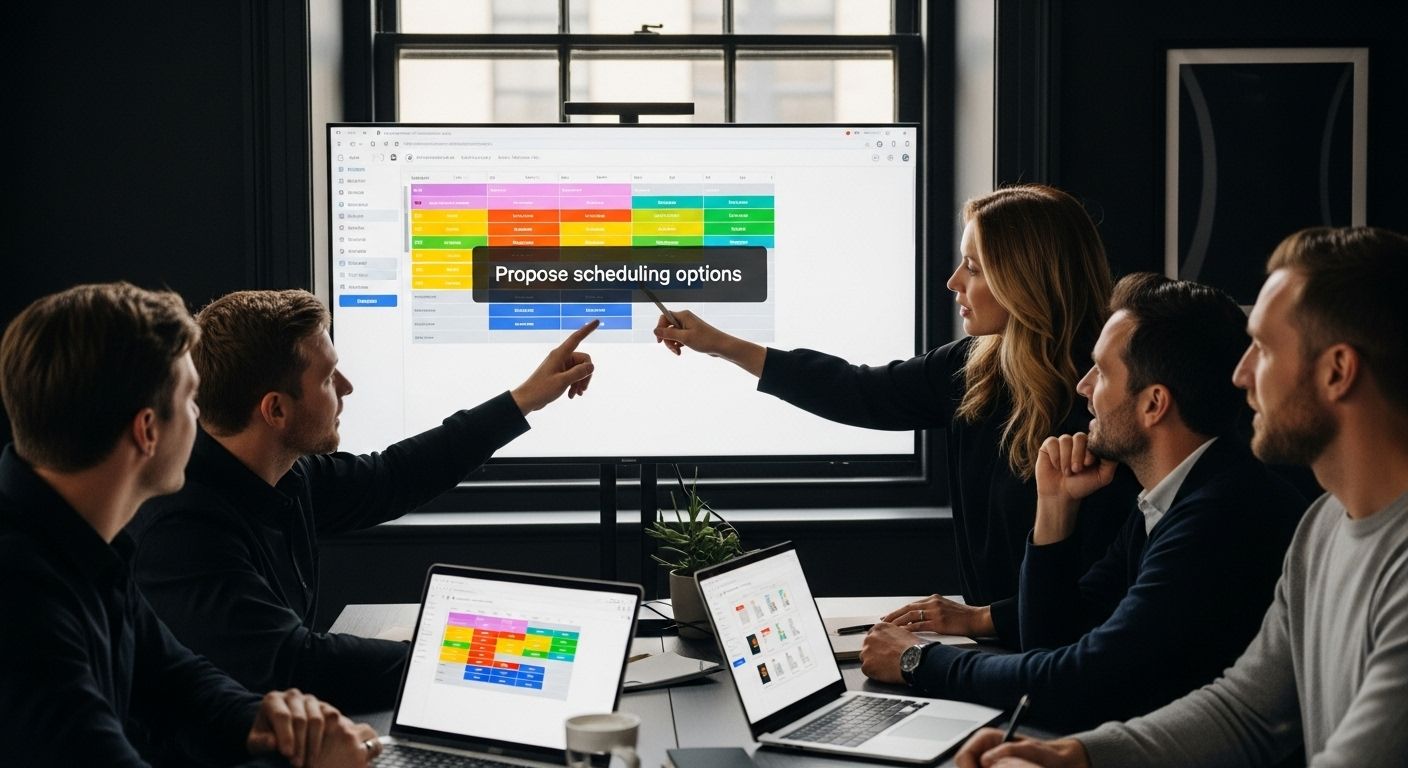 collaborative scheduling options